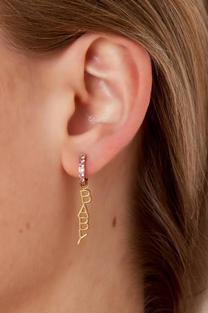 Baby-Ohrringe - #summergirls-Kollektion Weißgold Edelstahl h5 Bild3